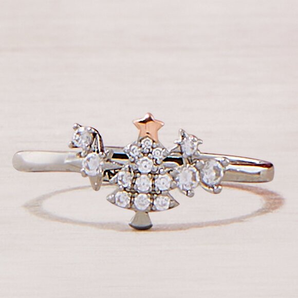 Christmas Tree ring, adjustable band, Charmed Aroma Cookies for Santa - Picture 5 of 6